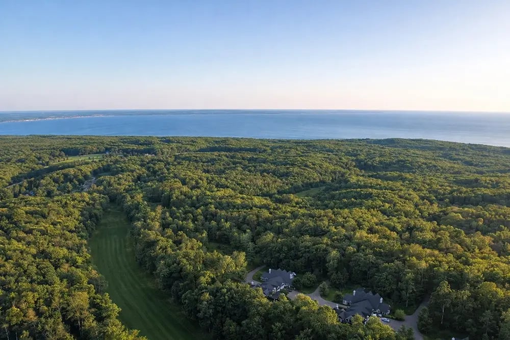 LOCATION - Aerial of course with Lake in Background