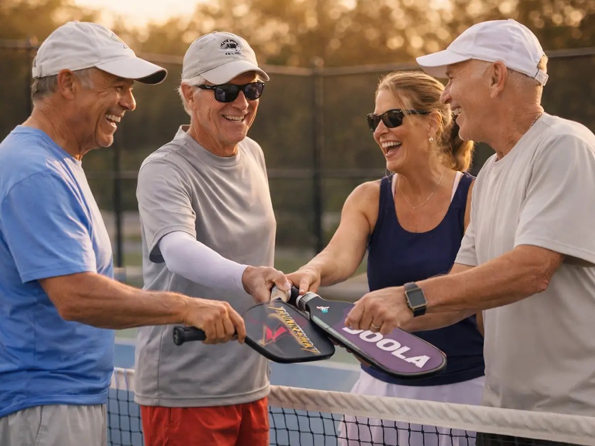 SOCIAL - Pickleball game at Birchwood